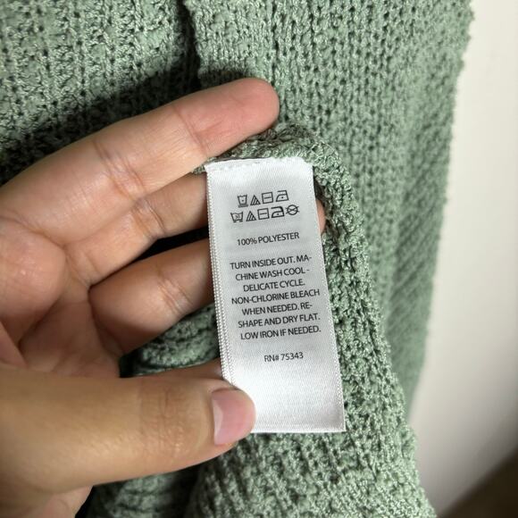 Rachel Zoe Green Open Cardigan Sz S - Picture 5 of 10